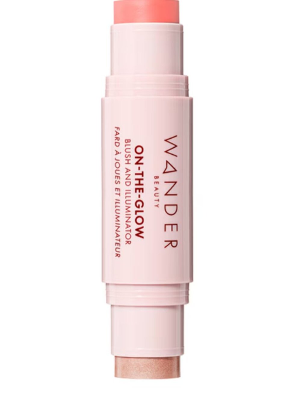 Wander Dual Ended Blush and Highlighter-Coral Rose and Nude Glow